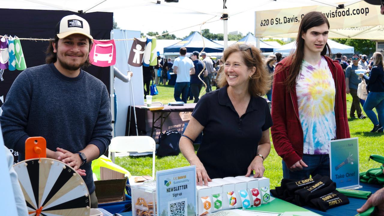 UC Davis Sustainability tabling
