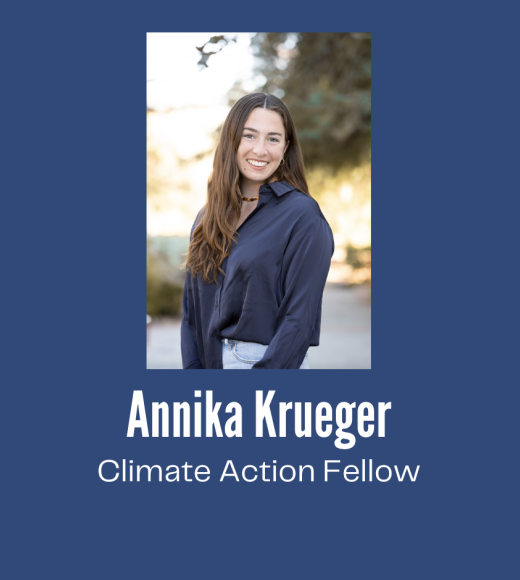 Annika Krueger, First-Year MS Environmental Policy and Management