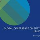 Image of Global Conference on Sustainability in Higher Education art with conference dates October 12-14, 2021.